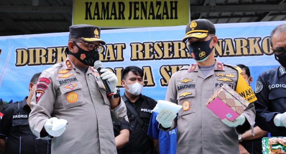 Polda Sumut Ungkap Jaringan Narkoba 16 kg Sabu yang Dibungkus Kado