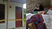 Sadis ! salah seorang wanita ditemukan tewas dengan posisi tangan, kaki dan mulut terikat kain dibawah tempat tidur dalam rumah kontrakannya Jalan Marindal