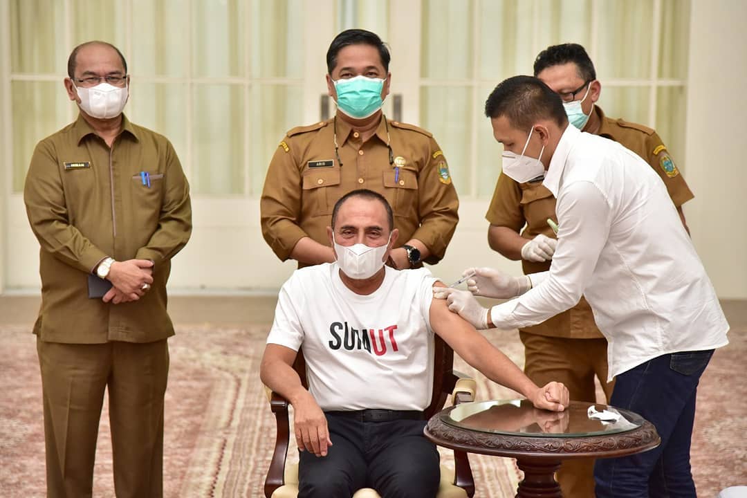 Terima 237.720 Dosis Vaksin Covid-19, Proses Vaksinasi Tahap II di Sumut Dimulai Awal Maret