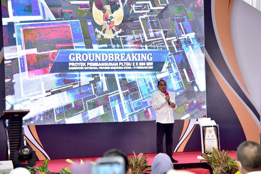 Gubernur Resmikan Pembangunan PLTGU Berkapasitas 1.600 MW