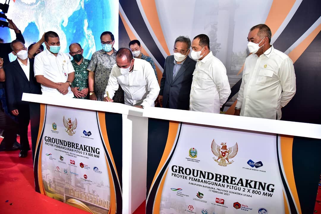 Gubernur Resmikan Pembangunan PLTGU Berkapasitas 1.600 MW