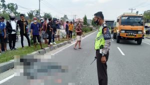 Menyebrangi Jalan, Seorang Kakek di Tanjung Morawa Tewas Terlindas Truk