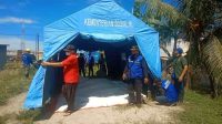 indiespot Banjir yang menerjang beberapa kawasan di Kabupaten Serdang Bedagai (Sergai) masih tinggi.-min