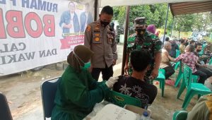 INDIESPOT Bentuk Herd Immunity, Polsek Medan Timur Terus Lakukan Vaksinasi Massal