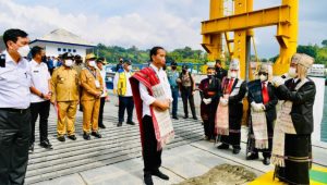 INDIESPOT Presiden Resmikan Tujuh Pelabuhan Penyebrangan dan Empat KMP di Kawasan Danau Toba
