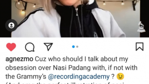 INDIESPOT Nasi Padang Trending Usai Dikenalkan Agnez Mo di Wawancara Grammy, Ini Kata Netizen