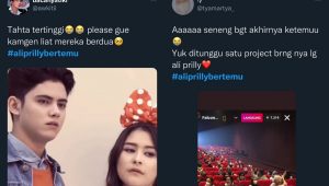 INDIESPOT Tagar #aliprillybertemu Trending di Twitter, APL: Senang Banget