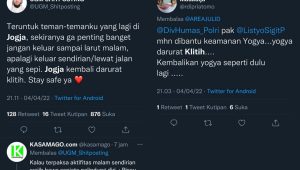 INDIESPOT Klitih dan Jogja jadi Trending di Twitter Usai Tragedi di Gedongkuning, Ini Kata Netizen
