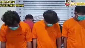 INDIESPOT Aniaya Emak-emak 5 Anggota Geng Motor di Medan Diciduk Polisi