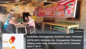 INDIESPOT.ID Temui Warga Desa, Polisi Padang Bolak Ingatkan Warga Cegah Kebakaran Lahan Dan Hutan