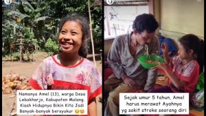 INDIESPOT.ID Viral Kisah Haru Anak Ditinggal Ibu dan Rawat Ayah yang Sakit Stroke, Netizen: Anak Baik