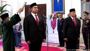 INDIESPOT.ID, Presiden Jokowi Resmi Lantik Dito Ariotedjo sebagai Menpora Baru