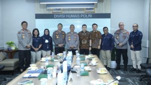 INDIESPOT.ID, Bahas Program Hari Bhayangkara ke 77, Divisi Humas Polri Gelar Audiensi dengan Media