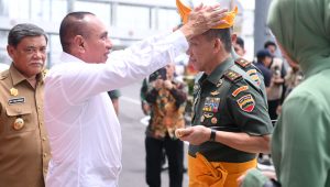INDIESPOT.ID, Sambut Pangdam I/BB yang Baru, Gubernur Edy Rahmayadi Berharap Sinergitas Forkopimda Semakin Baik
