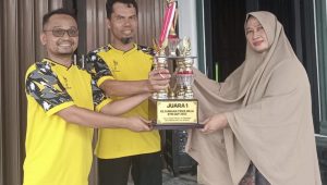 INDIESPOT.ID, Komplek BTN Dusun III Sei Semayang Gelar Turnamen Tenis Meja, Pasangan Zulkhairi-Chibran Sabet Juara I