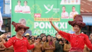 INDIESPOT.ID, Tarian Nusantara Tersaji di Pembukaan Cabor Ski Air PON XXI Sumut - Aceh
