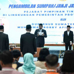 Pesan Bobby Nasution Saat Lantik Pejabat Baru Sumut: Jalankan Amanah dan Jauhi Pungli