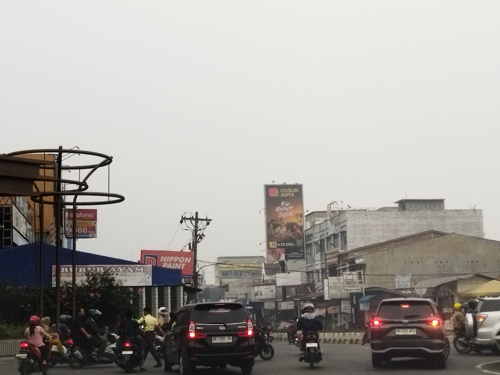 Asap Kiriman dari Sumsel dan Kalimantan Selimuti Sumut